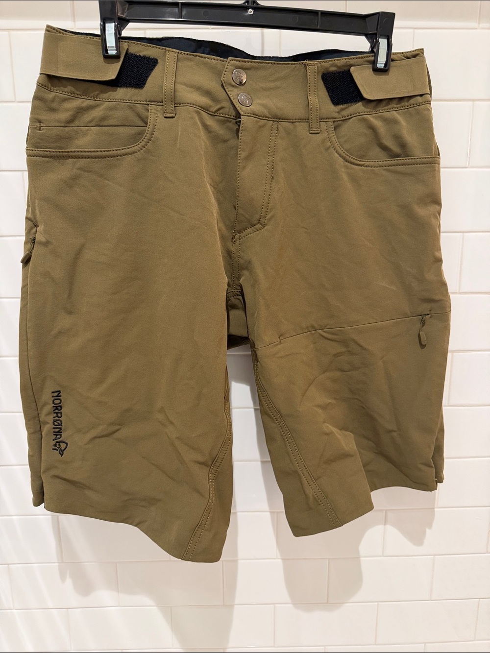 Morton’s Men's Olive Brown Biking Shorts